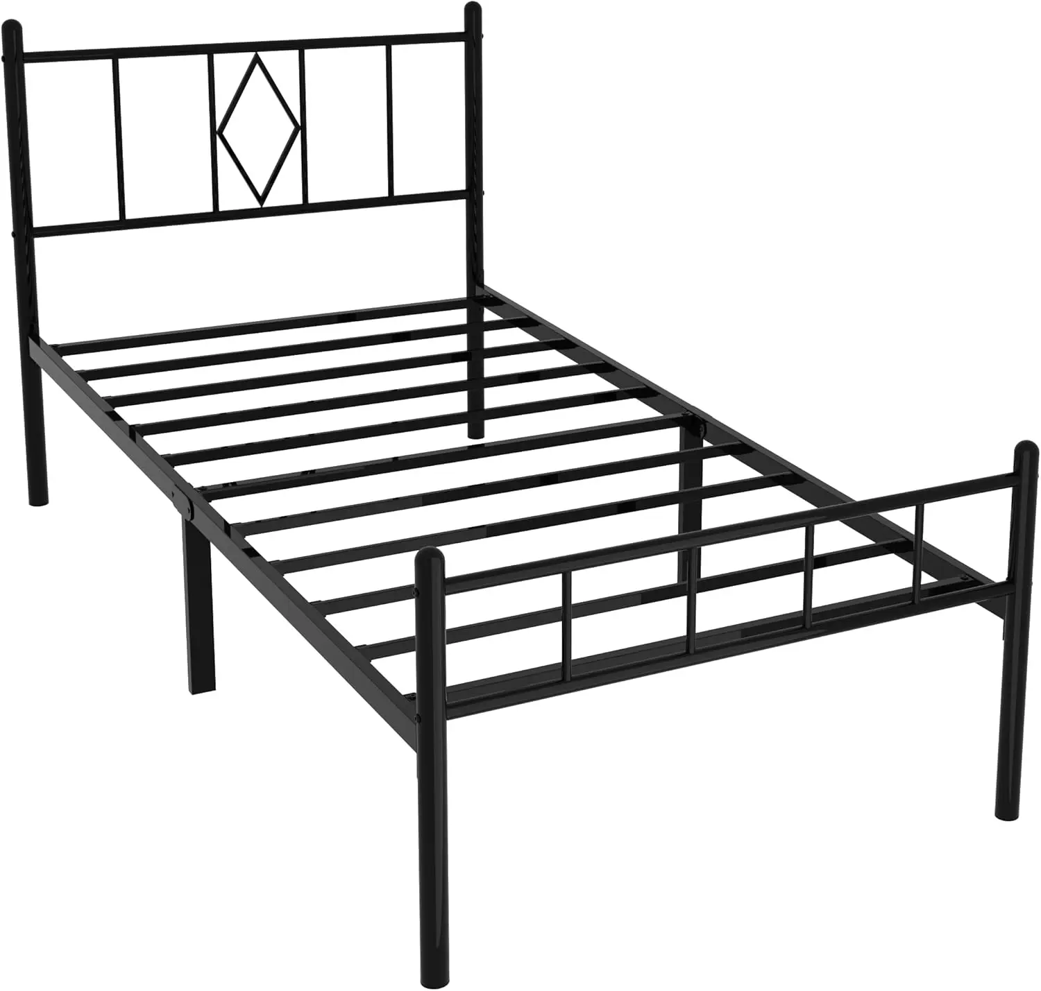 14 Inch Twin Size Bed Frames With Headboard/Footboard, Under Bed Storage, Strong Metal Slats Support, No Box Spring Needed,
14 Inch Twin Size Bed Frames With Headboard/Footboard, Under Bed Storage, Strong Metal Slats Support, No Box Spring Needed,