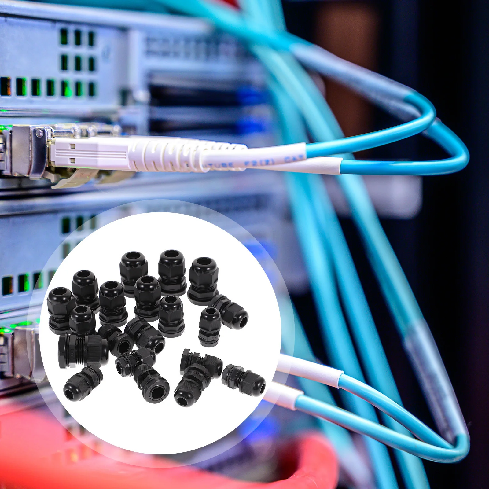 20Pcs Waterproof Nylon Cable Gland Pg16-14 .5-12 Pg11-10 Pg9-8 -8 Cable Fixing Connector Protective Seal
20Pcs Waterproof Nylon Cable Gland Pg16-14 .5-12 Pg11-10 Pg9-8 -8 Cable Fixing Connector Protective Seal