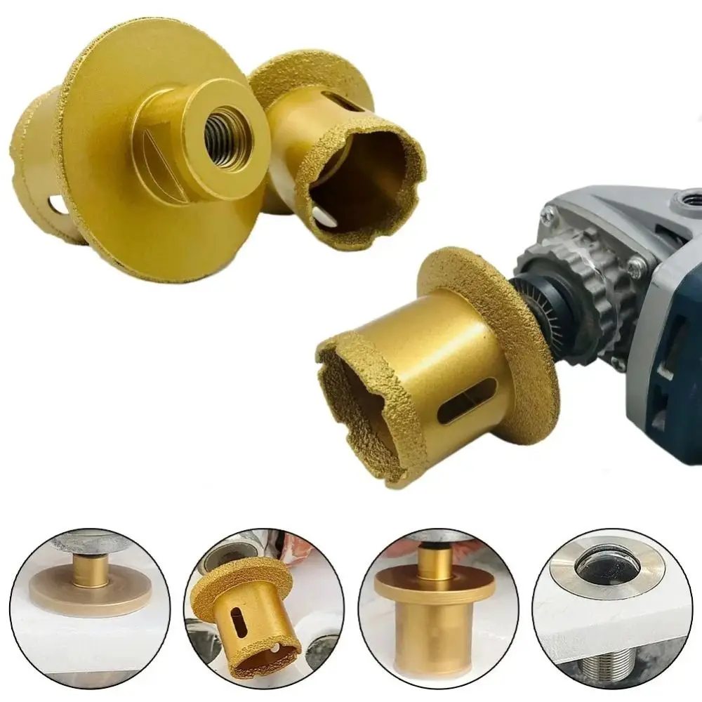 Vacuum Brazed Craft M14 Vacuum Brazed Diamond Hole Saw Firm Distribution M14 Thread Shank Integrated Basin Cutter
Vacuum Brazed Craft M14 Vacuum Brazed Diamond Hole Saw Firm Distribution M14 Thread Shank Integrated Basin Cutter