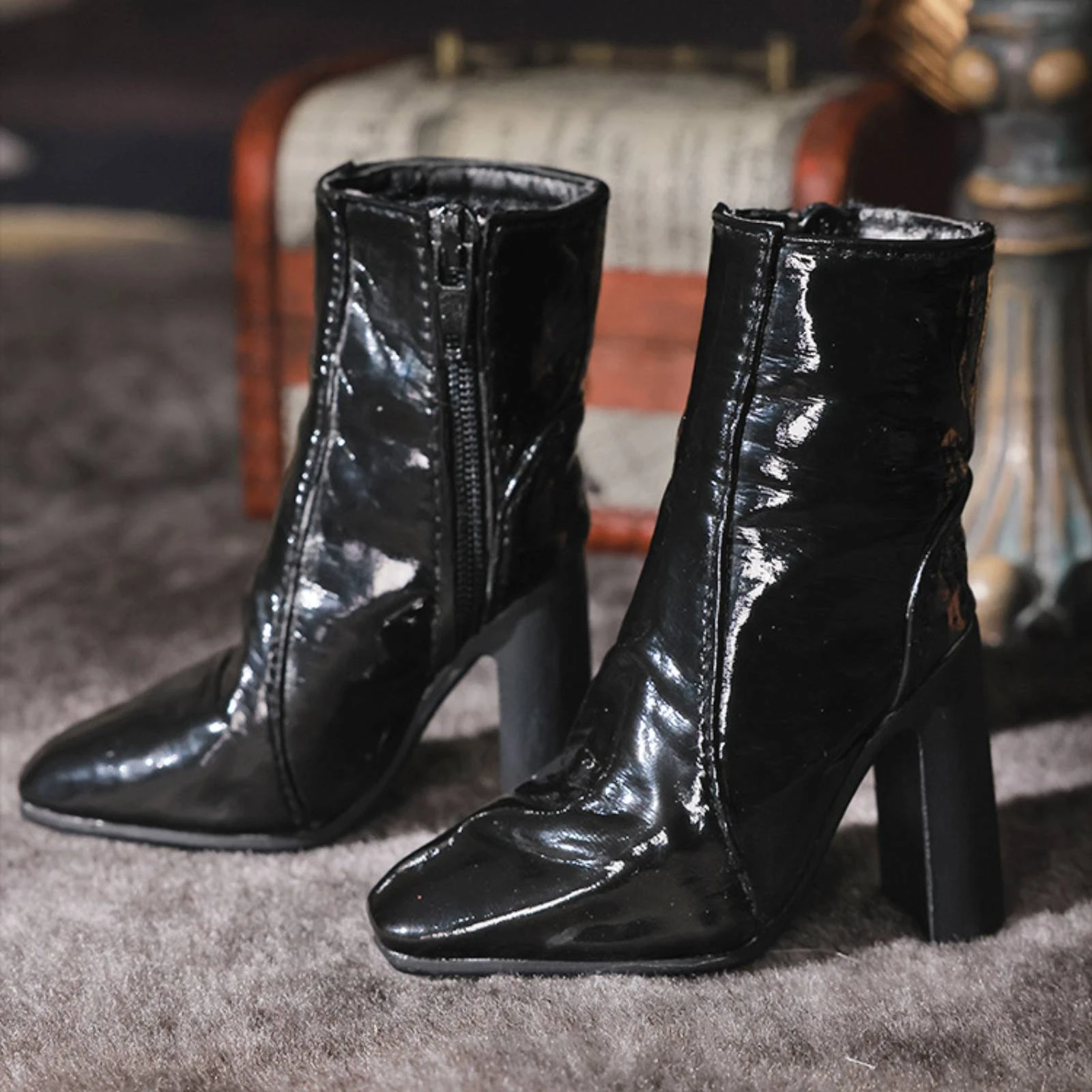 High-Heel Ankle Boots Side Zipper BJD Doll Boots BJD High Heels Handmade 1/3 Doll Shoes Glossy
High-Heel Ankle Boots Side Zipper BJD Doll Boots BJD High Heels Handmade 1/3 Doll Shoes Glossy