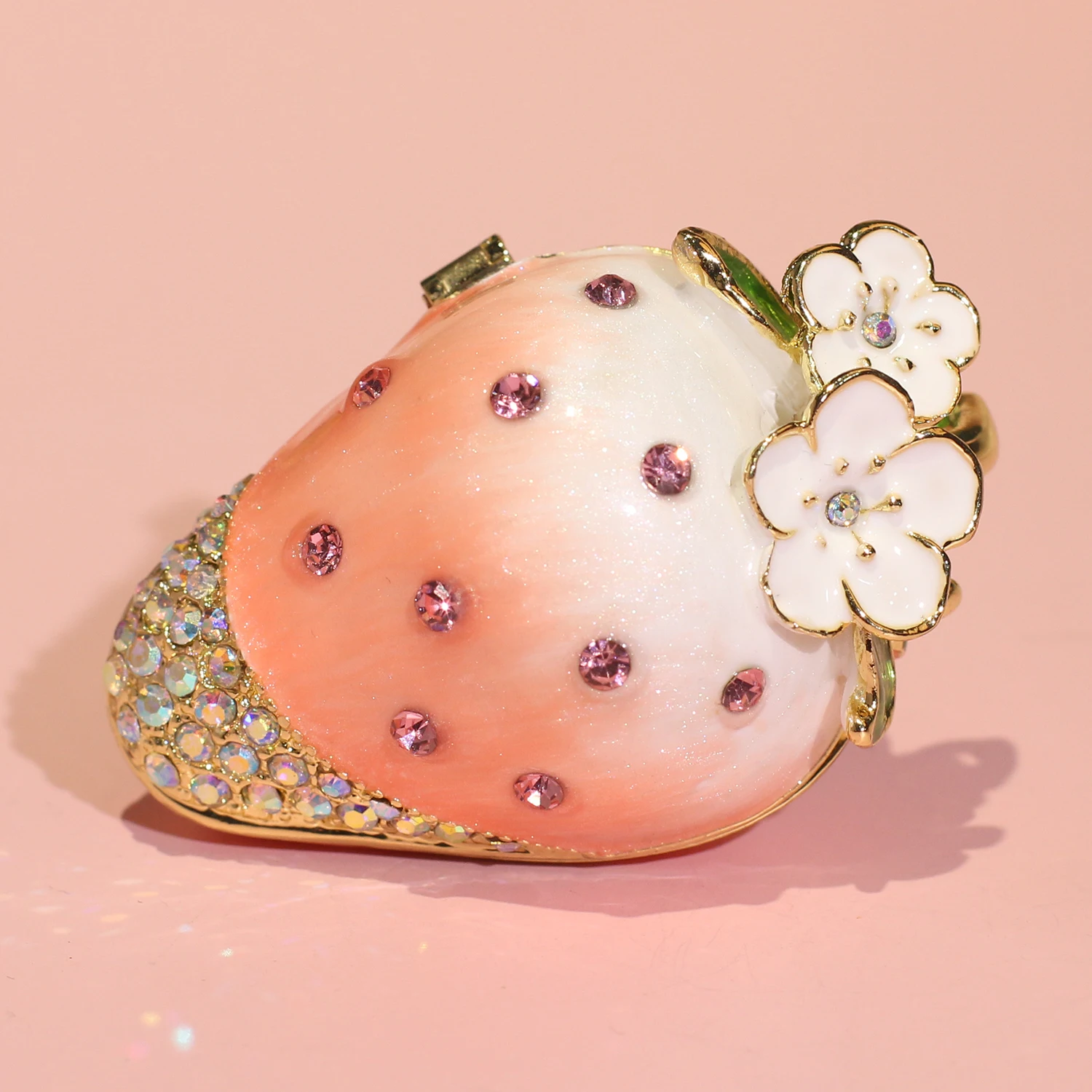 Strawberry Trinket Box Jewelry Container Ring Holder Novelty Gifts
Strawberry Trinket Box Jewelry Container Ring Holder Novelty Gifts