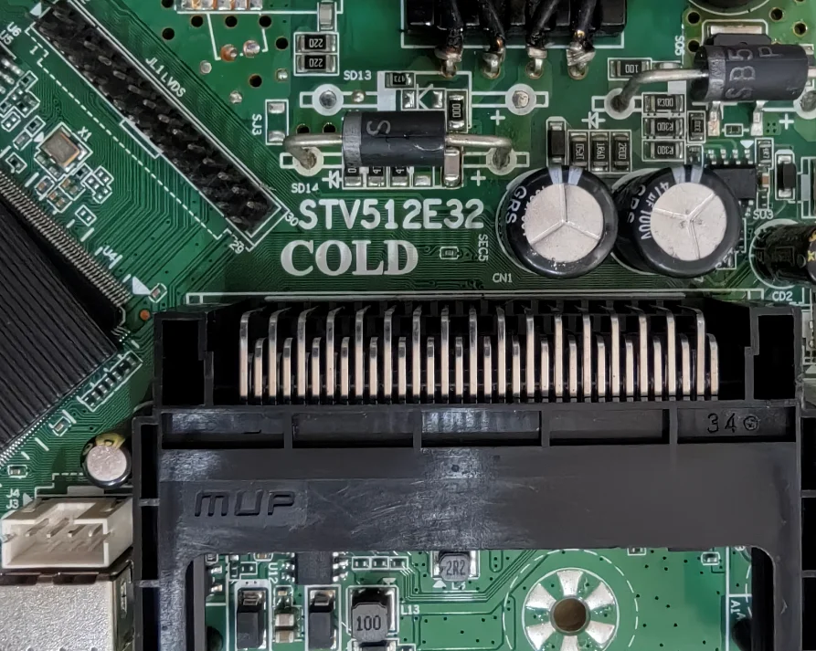 STV512E32 Three in one TV motherboard, tested well, physical photo for 55-85v25w 300ma JPE logo
STV512E32 Three in one TV motherboard, tested well, physical photo for 55-85v25w 300ma JPE logo