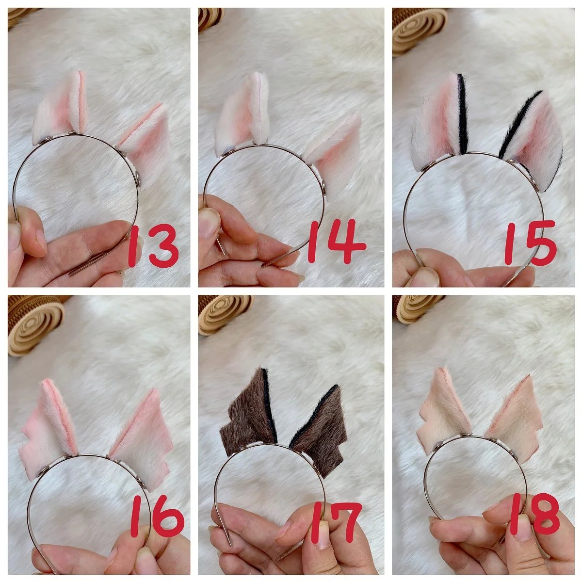 A058 handmade toy 1/3 1/4 1/6 Doll BJD/SD doll Accessories Simulation animal cat rabbit wolf ear headband ear tail 2pcs/set
A058 handmade toy 1/3 1/4 1/6 Doll BJD/SD doll Accessories Simulation animal cat rabbit wolf ear headband ear tail 2pcs/set