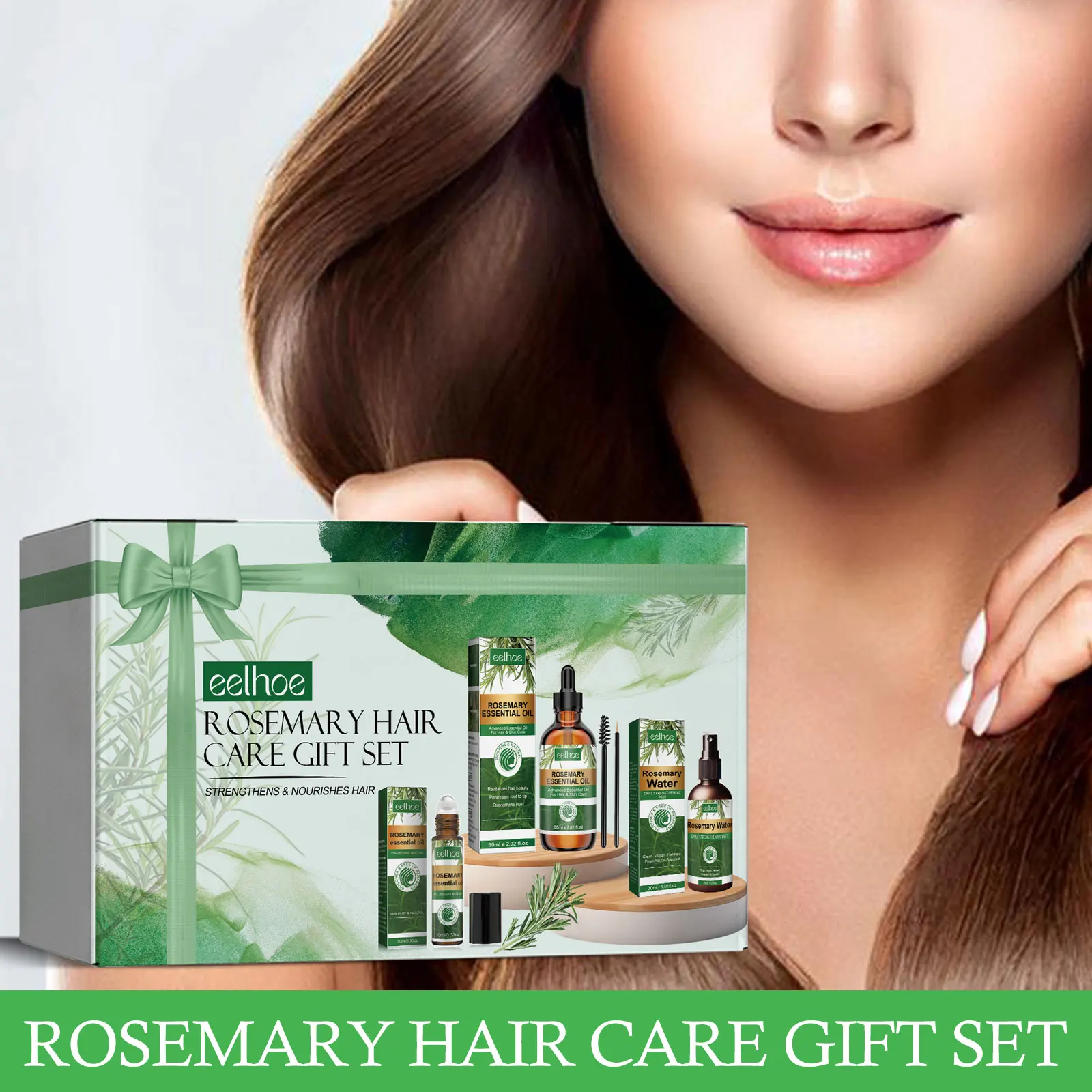 Rosemary Hair Care Set Contains Rosemary Hair Roller Hair Spray Essential Oil Nourish Hair Soft Fluffy Strong Moisturizing Root
Rosemary Hair Care Set Contains Rosemary Hair Roller Hair Spray Essential Oil Nourish Hair Soft Fluffy Strong Moisturizing Root