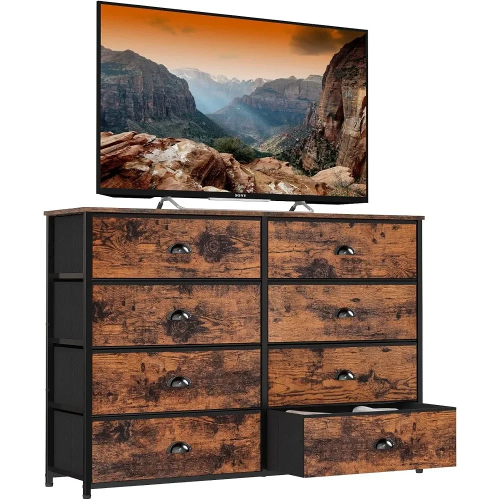 8 Drawers Dresser Fabric Dresser for Bedroom Wide 40'' Long, Storage Chest of Drawer for 50'' TV Stand
8 Drawers Dresser Fabric Dresser for Bedroom Wide 40'' Long, Storage Chest of Drawer for 50'' TV Stand