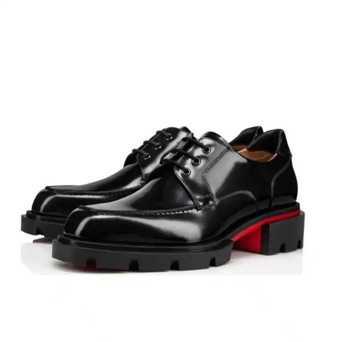 2026 New Fashion Men's Red Sole Derby Shoes Thick Sole Height Increasing Casual Leather Sneakers
2026 New Fashion Men's Red Sole Derby Shoes Thick Sole Height Increasing Casual Leather Sneakers