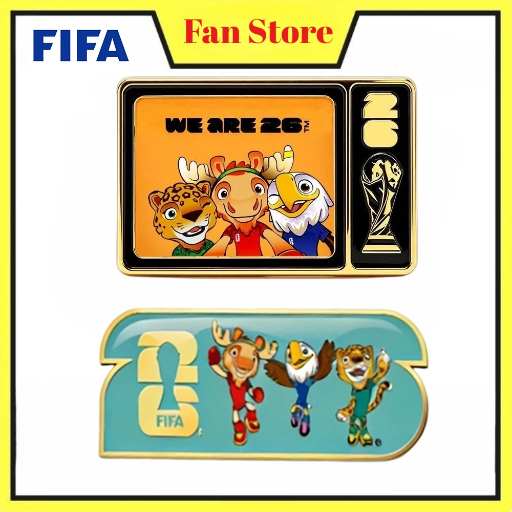 2026 USA Canada Mexico FIFA World Cup Official Licensed Mascot Brooch Pin Badge Football Souvenir Collection Lapel Pin Gift
2026 USA Canada Mexico FIFA World Cup Official Licensed Mascot Brooch Pin Badge Football Souvenir Collection Lapel Pin Gift
