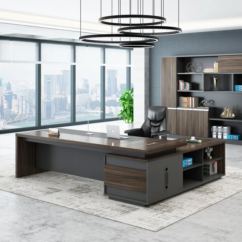 Desk boss table, simple modern large , president's , manager's desk, supervisor's desk, single and chair
Desk boss table, simple modern large , president's , manager's desk, supervisor's desk, single and chair