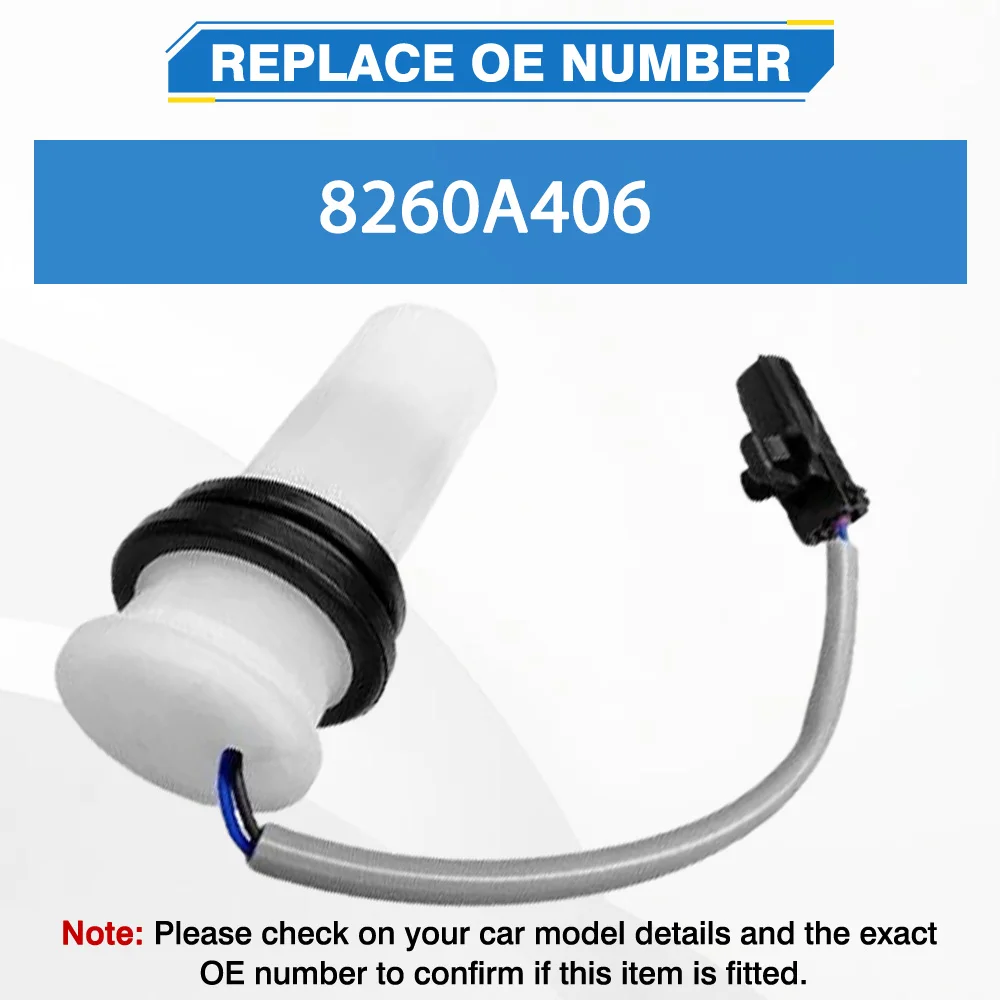 Windshield Washer Fluid Level Sensor 8260A406 For Mitsubishi Outlander Sport PHEV 2.0L 2.4L Eclipse Cross 1.5L 2018–2025
Windshield Washer Fluid Level Sensor 8260A406 For Mitsubishi Outlander Sport PHEV 2.0L 2.4L Eclipse Cross 1.5L 2018–2025