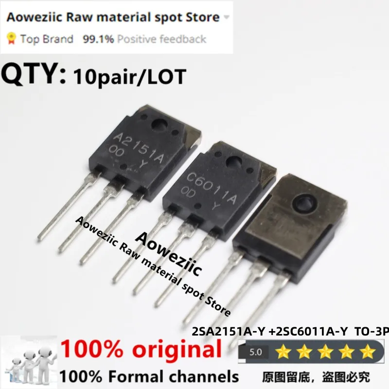 Aoweziic 100% New Imported Original 2SA2151A-Y 2SC6011A-Y 2SA2151A 2SC6011A A2151A C6011A TO-3P Audio Power Amplifier Pairing
Aoweziic 100% New Imported Original 2SA2151A-Y 2SC6011A-Y 2SA2151A 2SC6011A A2151A C6011A TO-3P Audio Power Amplifier Pairing