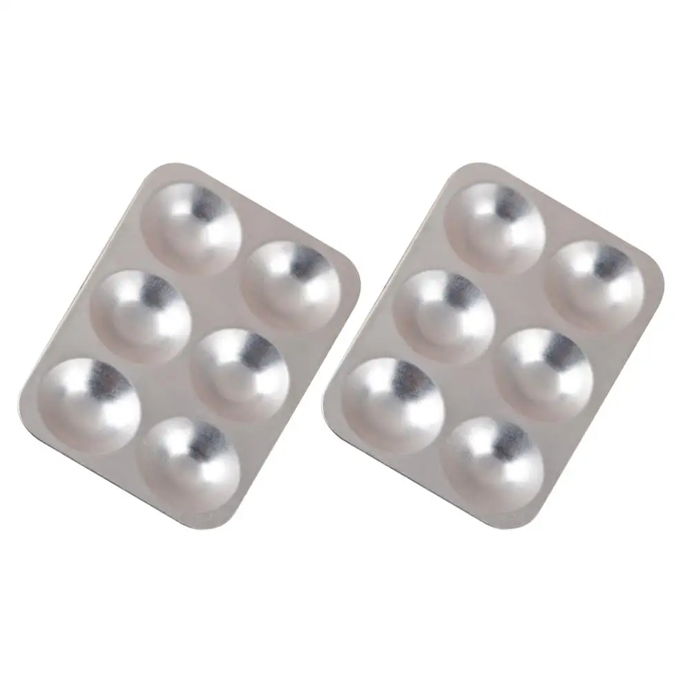 2Pcs Painting Tray Palette Aluminum Color Mixing Plate Pigment Holder Artists Porous Storage Easy Clean Smooth Surface Oil
2Pcs Painting Tray Palette Aluminum Color Mixing Plate Pigment Holder Artists Porous Storage Easy Clean Smooth Surface Oil
