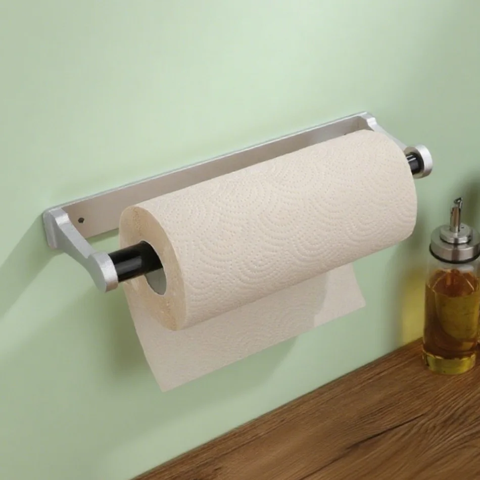 Adhesive Kitchen Paper Holder Matte Sliver Gold Black Wall Mounted Stand Paper Towel Roll Rack Aluminum Tissue Hanger Shelf
Adhesive Kitchen Paper Holder Matte Sliver Gold Black Wall Mounted Stand Paper Towel Roll Rack Aluminum Tissue Hanger Shelf