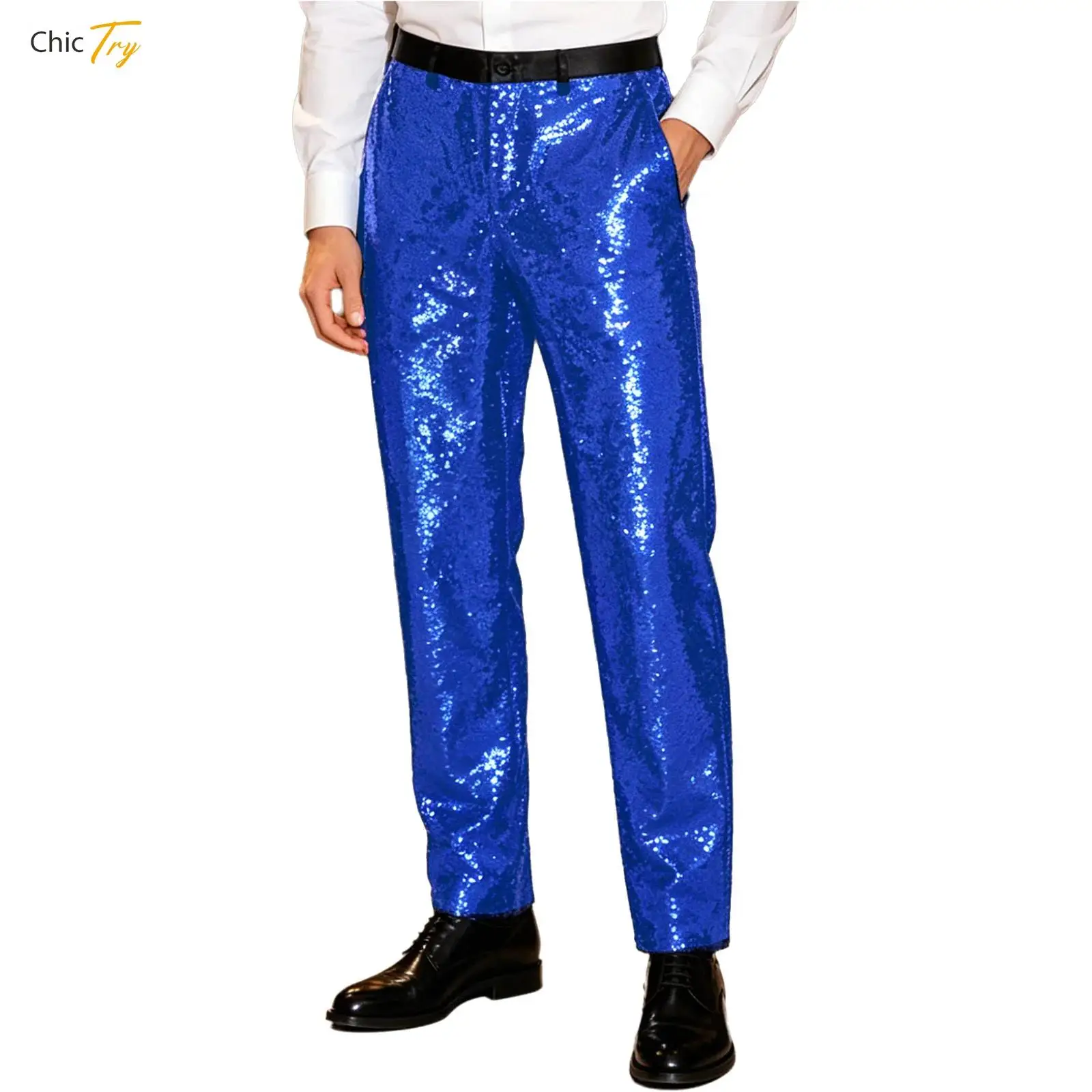 Men Shiny 70s 80s Disco Jazz Dance Trousers Allover Sequins Leggings Long Pants with Side Pockets Rock Dancing Party Clubwear
Men Shiny 70s 80s Disco Jazz Dance Trousers Allover Sequins Leggings Long Pants with Side Pockets Rock Dancing Party Clubwear