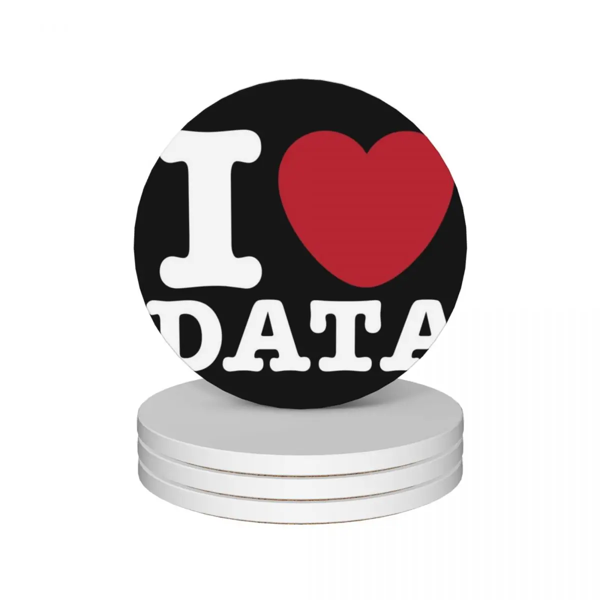 I Heart Data Ceramic Coasters (Set of 4) animal tea cup holder anti slip Coasters
I Heart Data Ceramic Coasters (Set of 4) animal tea cup holder anti slip Coasters