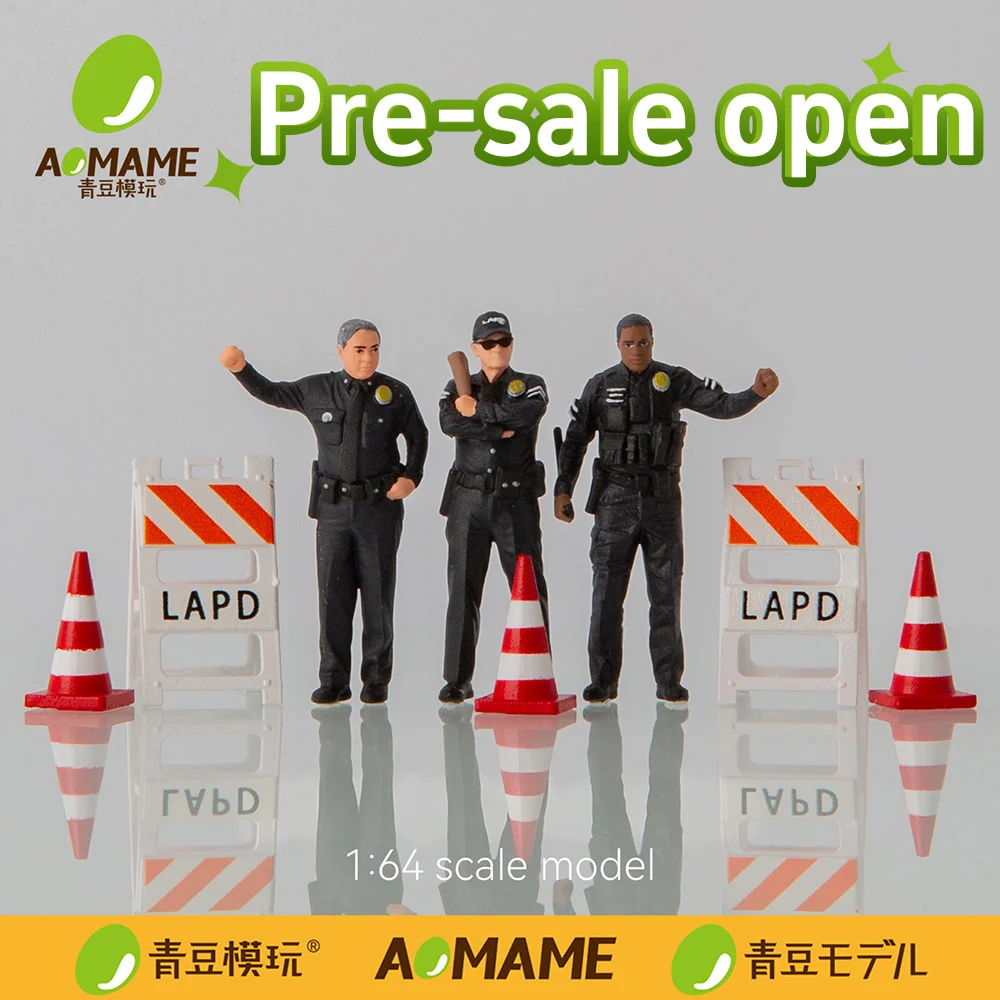 PreSale 1/64 LAPD Police Set Resin Figures, 3D Printed American Street Scene Miniature Model Kit for Diorama Display
PreSale 1/64 LAPD Police Set Resin Figures, 3D Printed American Street Scene Miniature Model Kit for Diorama Display