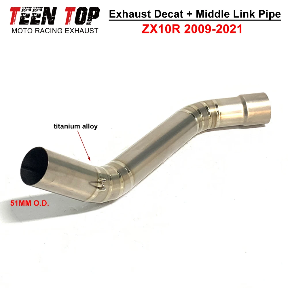 Moto ZX-10R Exhaust Elbow Connect Tube For Kawasaki ZX10R 2009-2021 Decat Pipe Middle Link Pipe Titanium Alloy Escape
Moto ZX-10R Exhaust Elbow Connect Tube For Kawasaki ZX10R 2009-2021 Decat Pipe Middle Link Pipe Titanium Alloy Escape