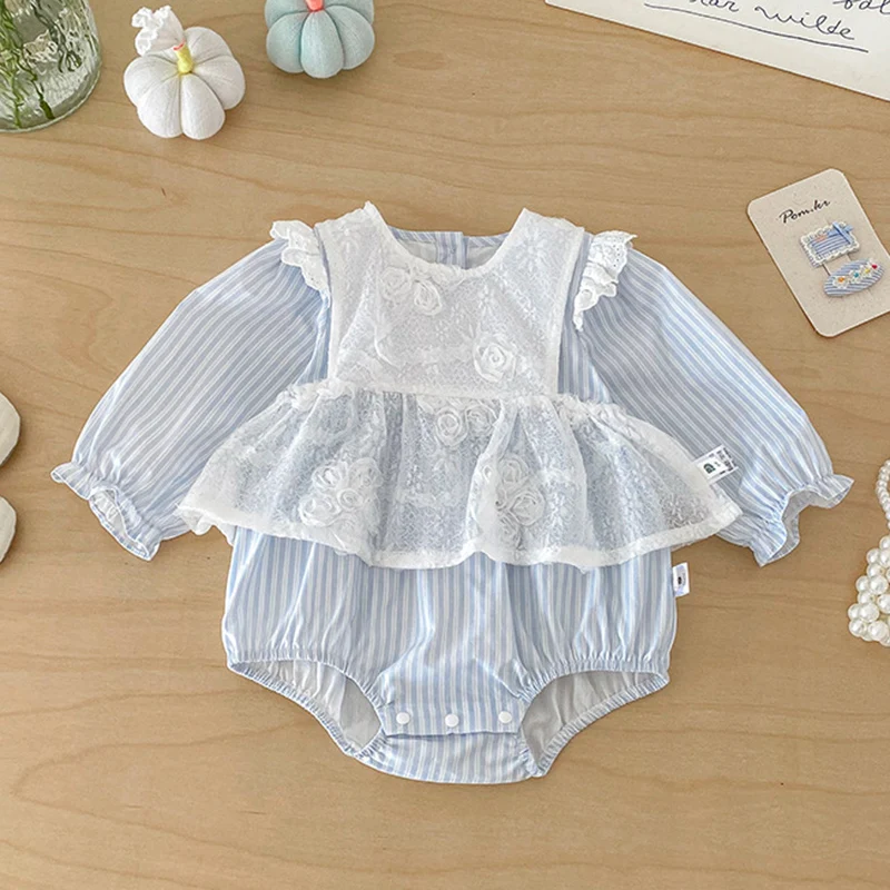 2026 New Spring 0-24M Baby Girl Clothing Toddler Baby Girl Romper Long Sleeved Cotton Stripe Infant Baby Jumpsuit+Vest 2pcs
2026 New Spring 0-24M Baby Girl Clothing Toddler Baby Girl Romper Long Sleeved Cotton Stripe Infant Baby Jumpsuit+Vest 2pcs