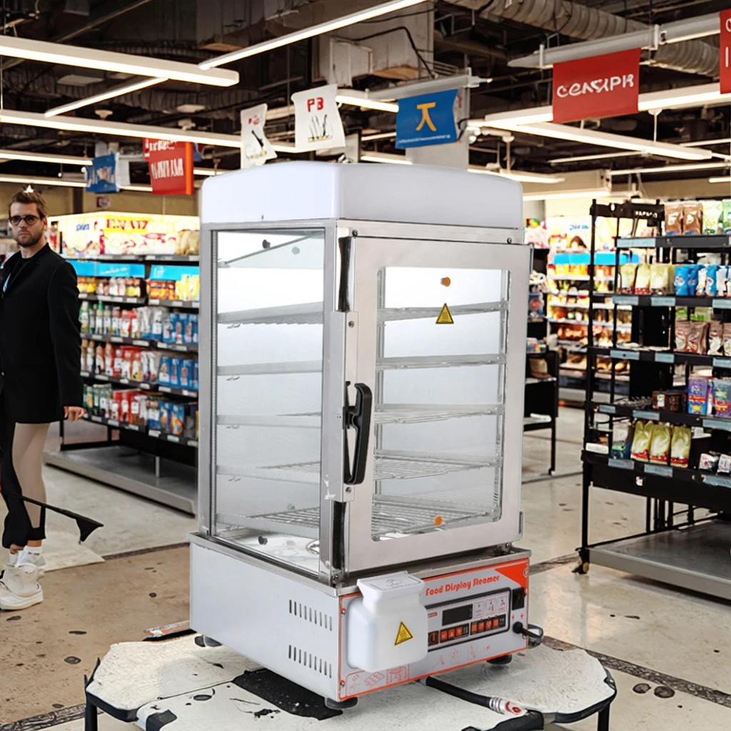 500S Automatic Energy-efficient 5 Layers Steamed Magic Bun Maker Glass Hot Food Display Warmers Cabinets
500S Automatic Energy-efficient 5 Layers Steamed Magic Bun Maker Glass Hot Food Display Warmers Cabinets