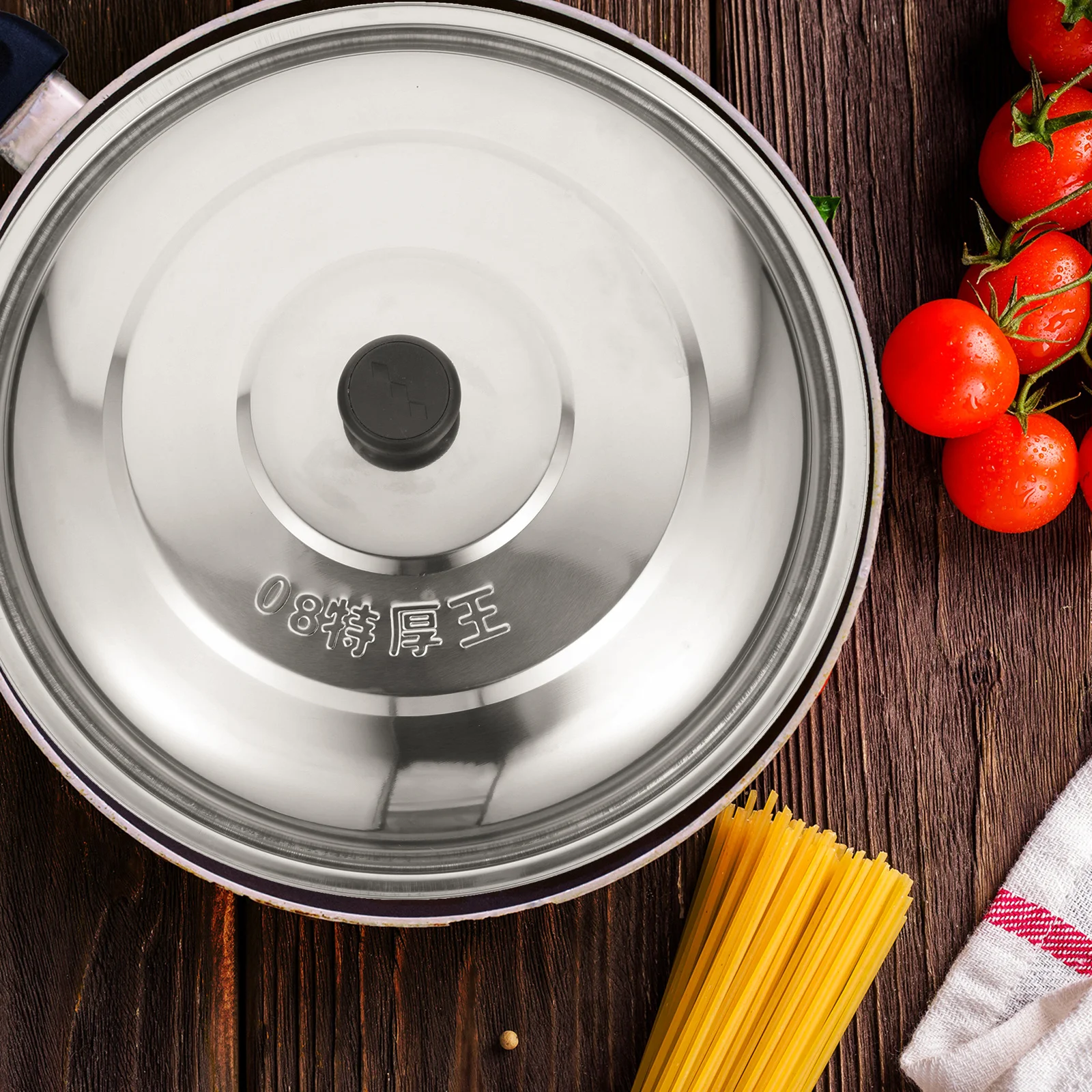 Stainless Steel Pot Cover Non-Slip Heat-Resistant Knob Universal Round Lid For Pots Pans Woks Soup Cookware Kitchen
Stainless Steel Pot Cover Non-Slip Heat-Resistant Knob Universal Round Lid For Pots Pans Woks Soup Cookware Kitchen