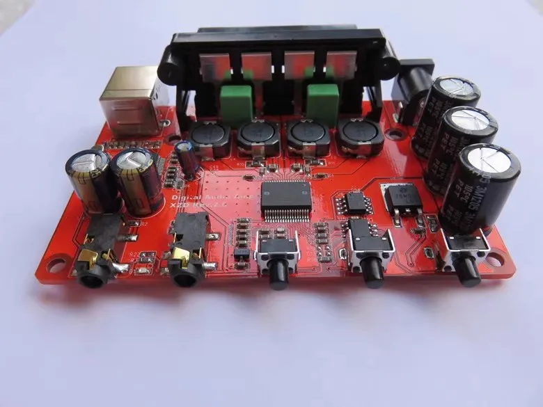 STA333BW USB Pure Digital Power Amplifier Board With USB Sound Card / DAC Bass Treble Adjustment Function 20W+20W
STA333BW USB Pure Digital Power Amplifier Board With USB Sound Card / DAC Bass Treble Adjustment Function 20W+20W