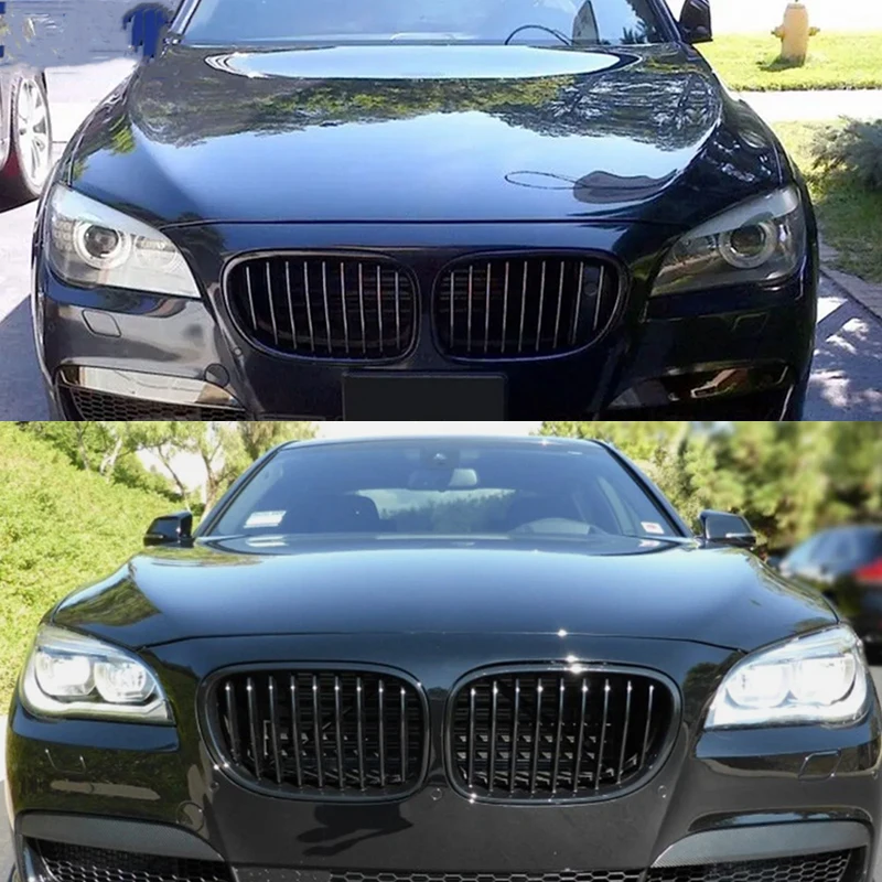 Magickit Front Bumper Kidney Grilles for BMW 7 Series F01 F02 2008 2009 2010 2011 2012 2013 2014 Gloss Black 740i 750i 760Li
Magickit Front Bumper Kidney Grilles for BMW 7 Series F01 F02 2008 2009 2010 2011 2012 2013 2014 Gloss Black 740i 750i 760Li