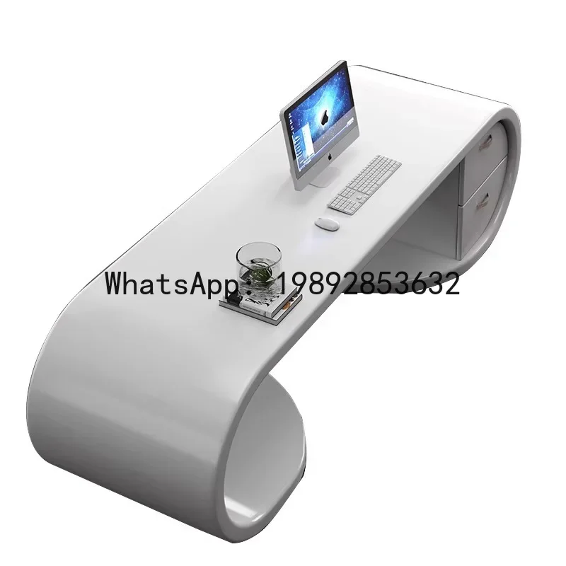 T20- executive desk - pure white piano lacquer finish - manager, chairman, and fashionable executive office desk
T20- executive desk - pure white piano lacquer finish - manager, chairman, and fashionable executive office desk