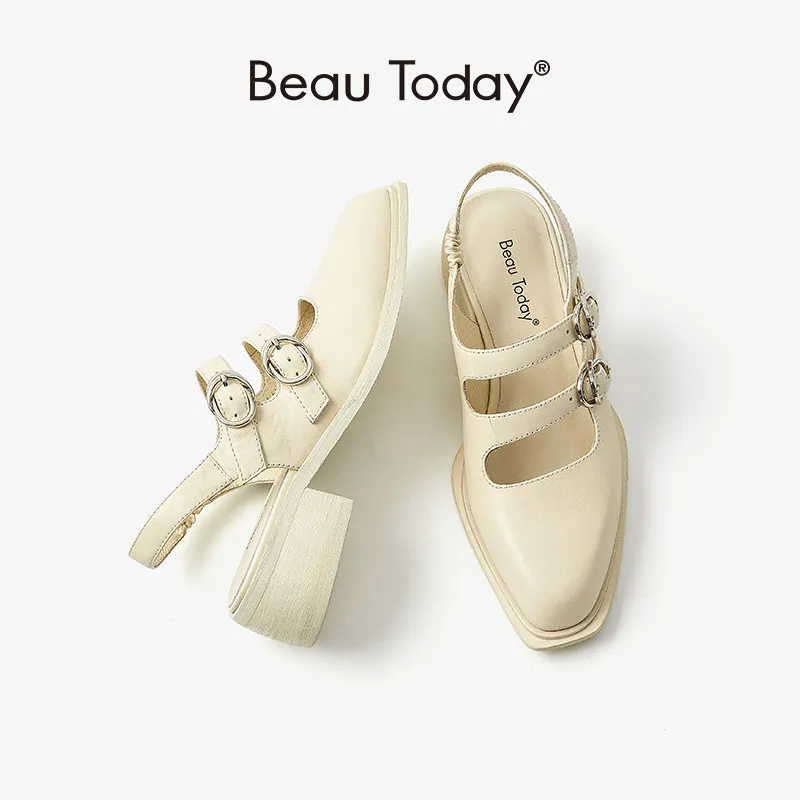 BeauToday Sandals Women Genuine Cow Leather Pointed Toe Double Buckle Strap Female Summer Shoes Handmade 31214
BeauToday Sandals Women Genuine Cow Leather Pointed Toe Double Buckle Strap Female Summer Shoes Handmade 31214