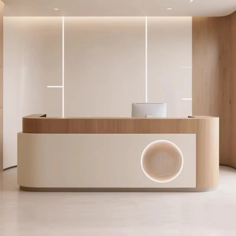 Design Minimalist Reception Desks Modern Aesthetic Unique European Reception Desks Company Simple Mostrador Commercial Furniture
Design Minimalist Reception Desks Modern Aesthetic Unique European Reception Desks Company Simple Mostrador Commercial Furniture