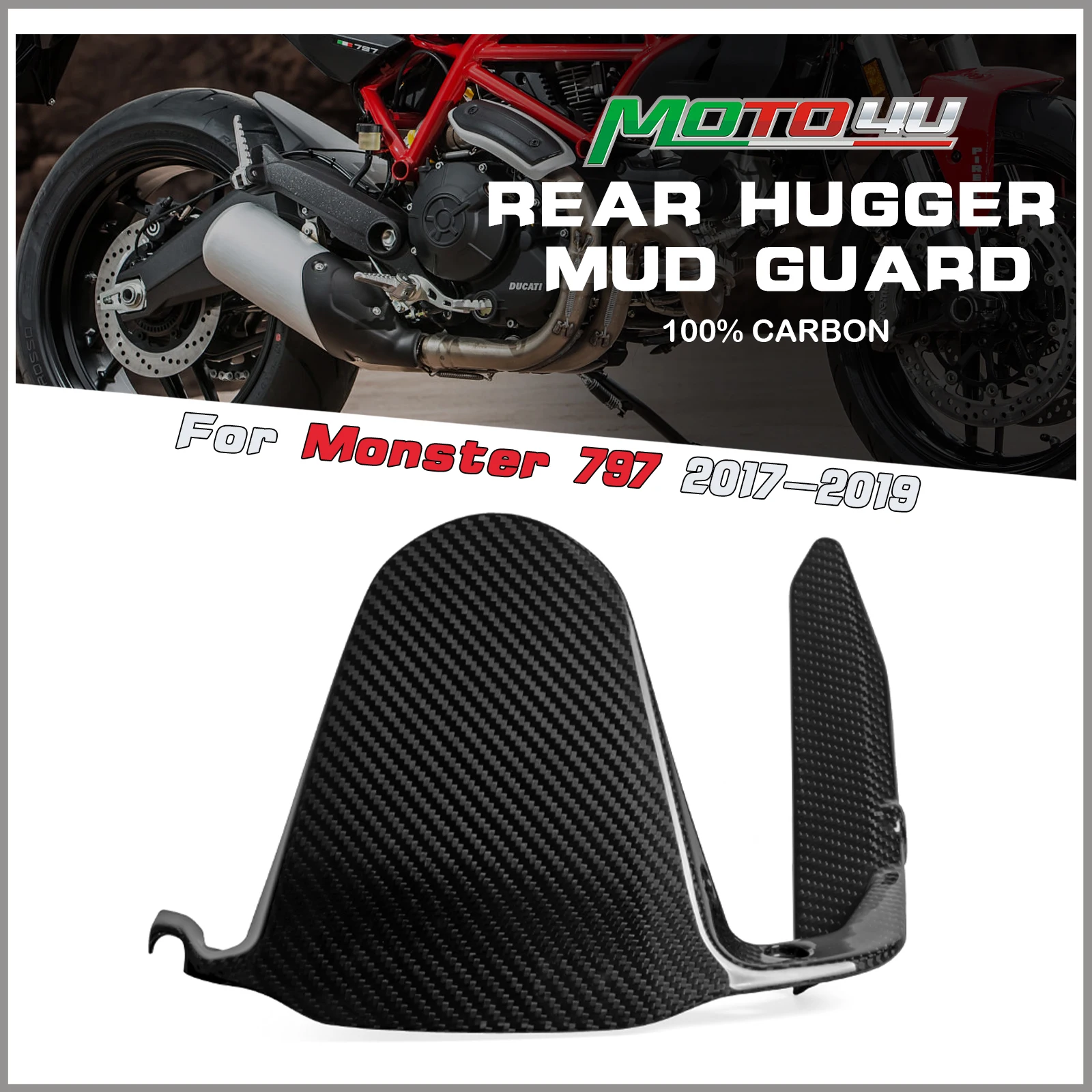 For Ducati Monster 797 Carbon Fiber Rear Hugger Mud Guard Fender Fairing Cowling Motorcycle mud trap 2017 2018 2019
For Ducati Monster 797 Carbon Fiber Rear Hugger Mud Guard Fender Fairing Cowling Motorcycle mud trap 2017 2018 2019