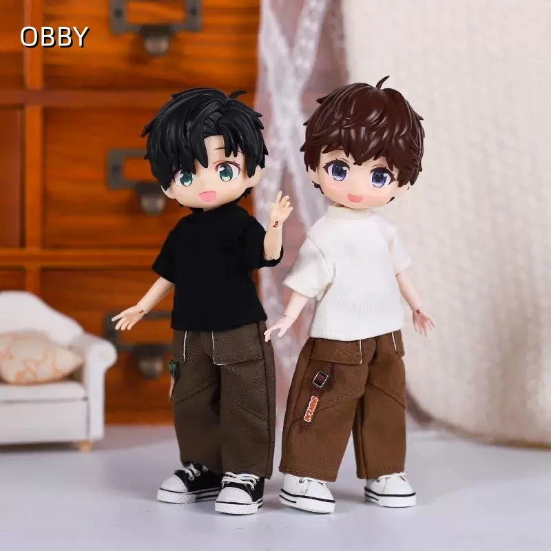 For Asi 2.0 Casual Outfit T-shirt Cargo Pants For 1/12 Gsc Molly YMY 12cm Doll Body Doll Cloth BJD Doll Outfit Clothes
For Asi 2.0 Casual Outfit T-shirt Cargo Pants For 1/12 Gsc Molly YMY 12cm Doll Body Doll Cloth BJD Doll Outfit Clothes