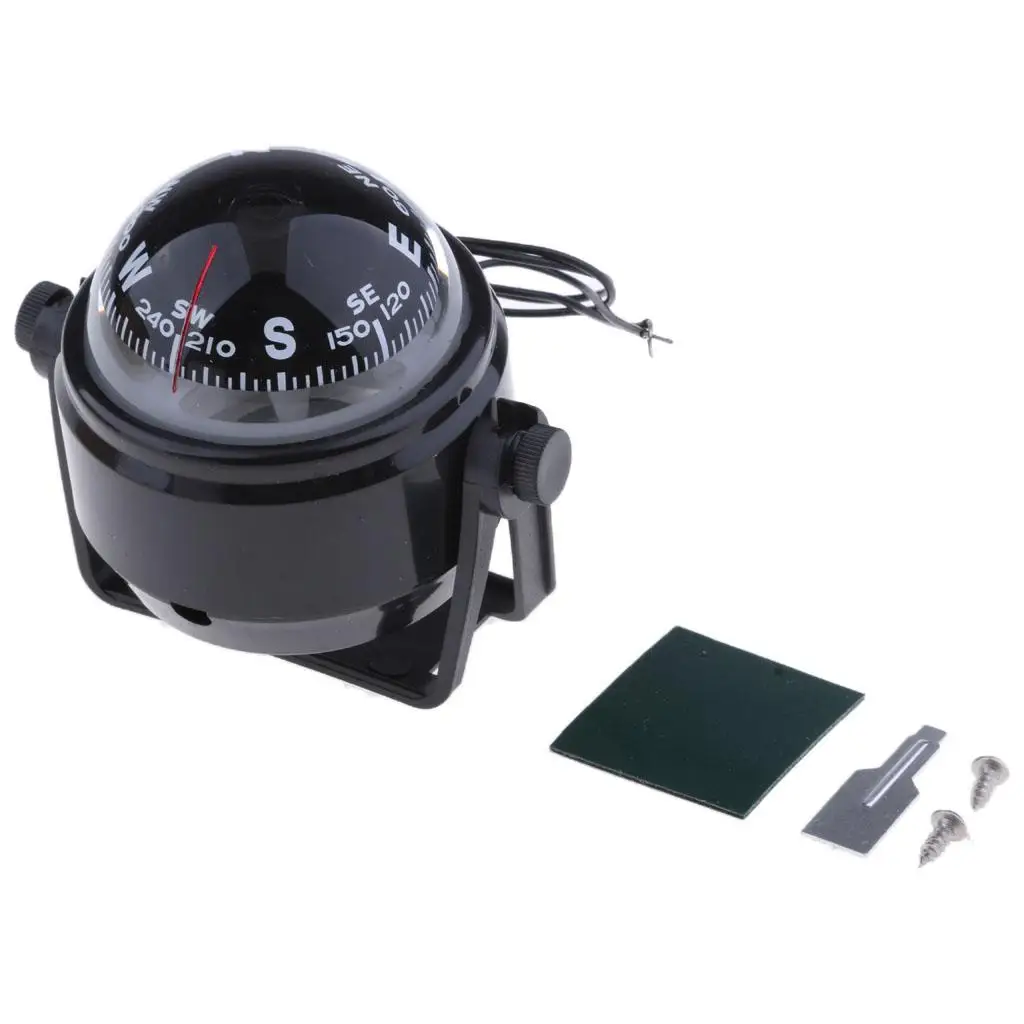 12V Navigation Compass w/ Magnetic Deflection Adjustment for Car Truck Boat
12V Navigation Compass w/ Magnetic Deflection Adjustment for Car Truck Boat