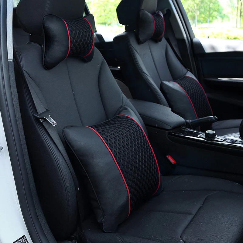 2 шт., подушка для подголовника автомобильного сиденья, черная искусственная кожа, ледяной шелк, дышащая защита, шейный отдел позвоночника, принадлежности против усталости
2 шт., подушка для подголовника автомобильного сиденья, черная искусственная кожа, ледяной шелк, дышащая защита, шейный отдел позвоночника, принадлежности против усталости