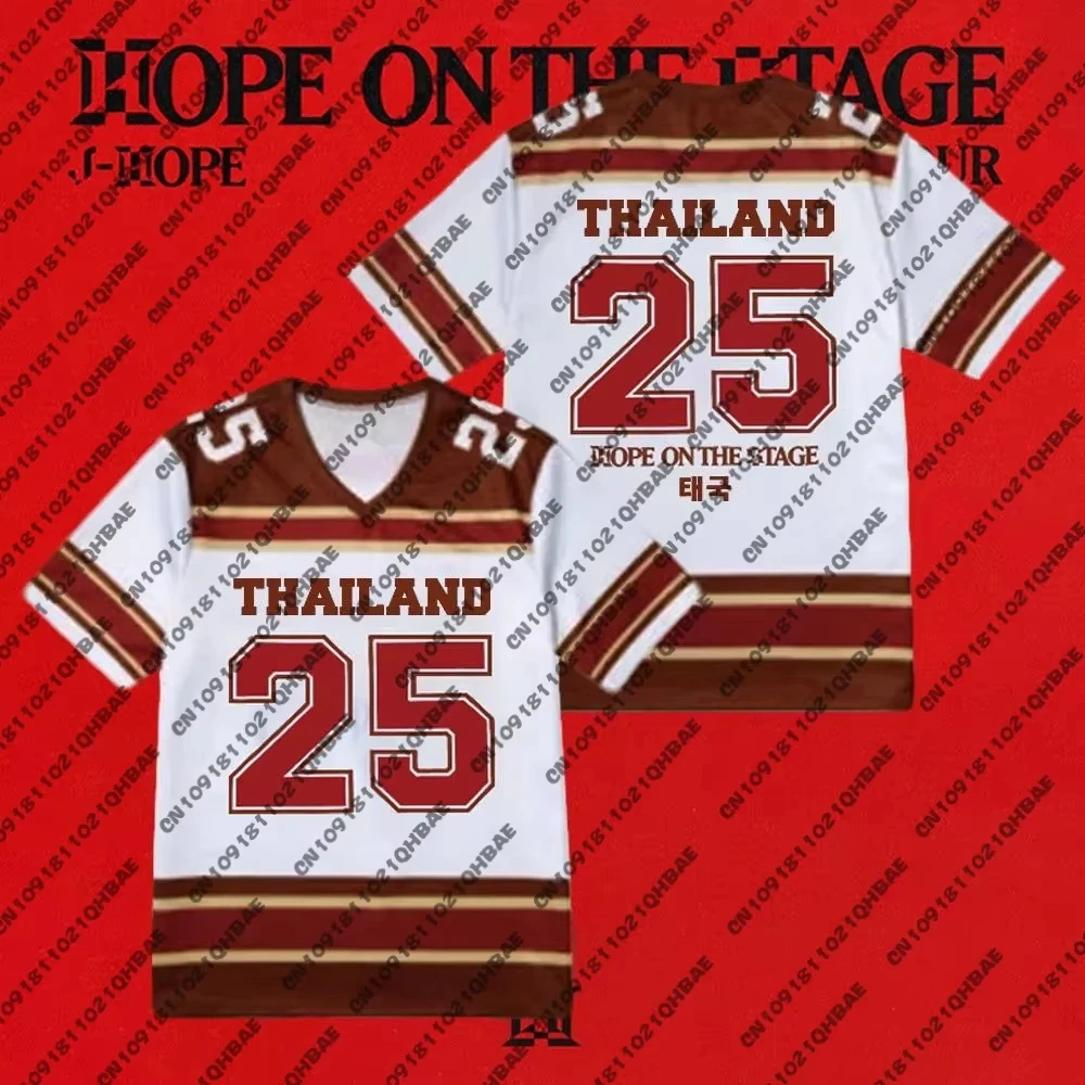 2025 Fashion J-Hope Hope On The Stage Jersey I Hope The World I Jung Hoseok Men Women V-Neck Music Party Tee Family Travel Top
2025 Fashion J-Hope Hope On The Stage Jersey I Hope The World I Jung Hoseok Men Women V-Neck Music Party Tee Family Travel Top