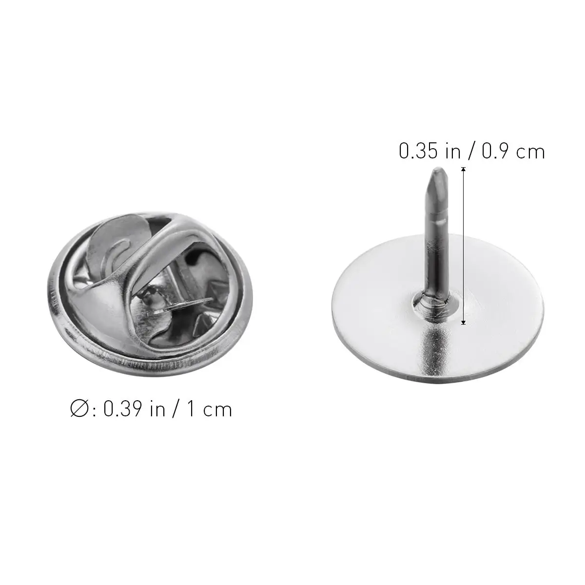 50pcs Chrome Tie Tacks Blank Pins Copper Round Silver Locking Keeper Clutch Pin Backs Cap Jewelry Making Lapel Pins Service Bars
50pcs Chrome Tie Tacks Blank Pins Copper Round Silver Locking Keeper Clutch Pin Backs Cap Jewelry Making Lapel Pins Service Bars