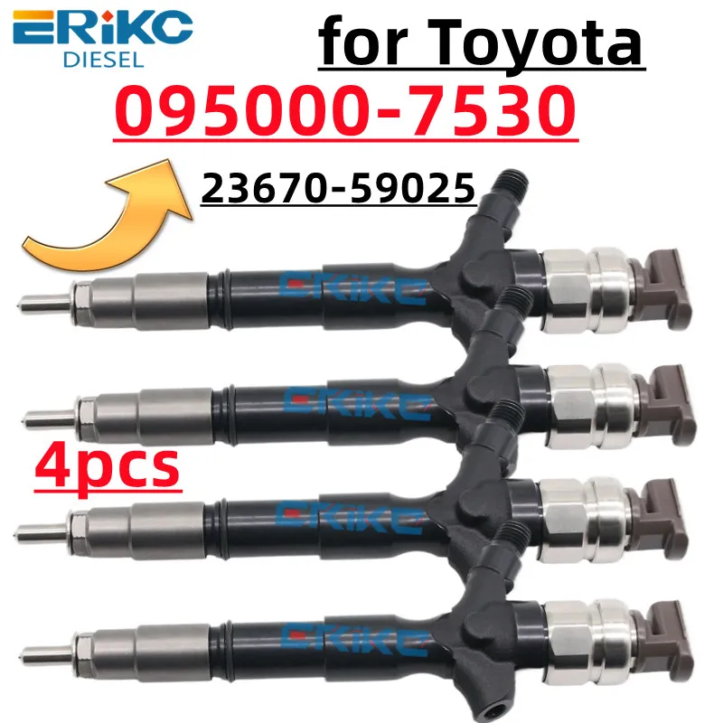4PCS 095000-7530 23670-59025 0950007530 Common Rail Diesel Injector Nozzle for DENSO Toyota Land Cruiser 200
4PCS 095000-7530 23670-59025 0950007530 Common Rail Diesel Injector Nozzle for DENSO Toyota Land Cruiser 200