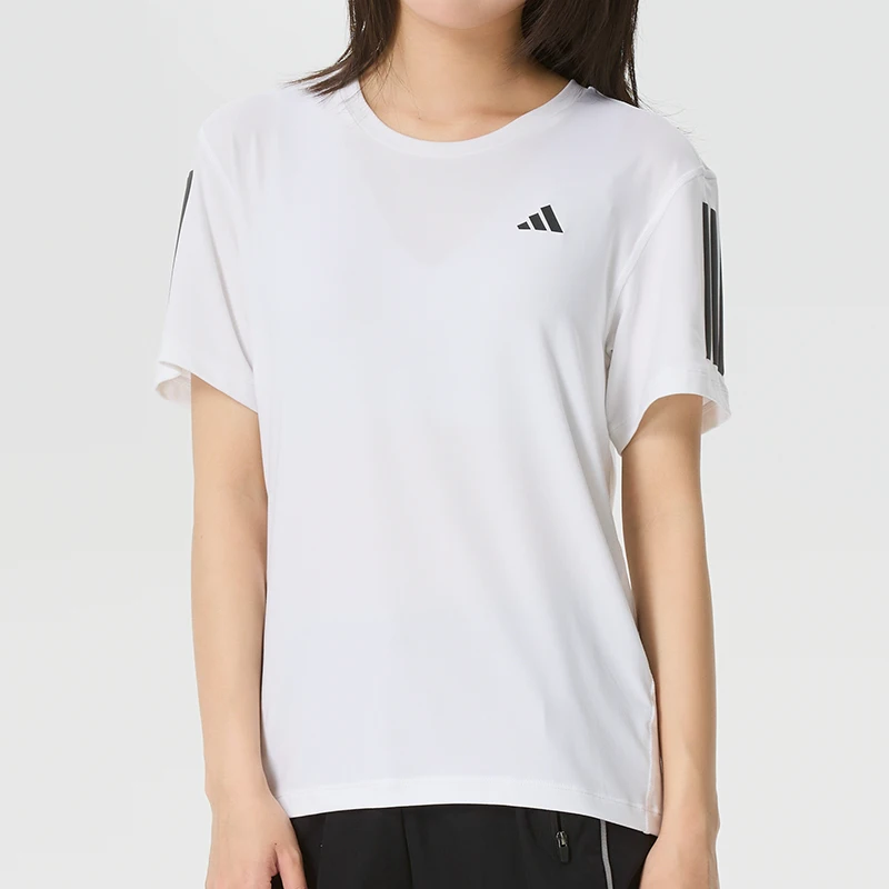 Adidas T-Shirt Women's Fitness Wear Quick-Drying Short-Sleeved Running Sports Breathable Three-Stripes Round Neck Top Ku8746
Adidas T-Shirt Women's Fitness Wear Quick-Drying Short-Sleeved Running Sports Breathable Three-Stripes Round Neck Top Ku8746