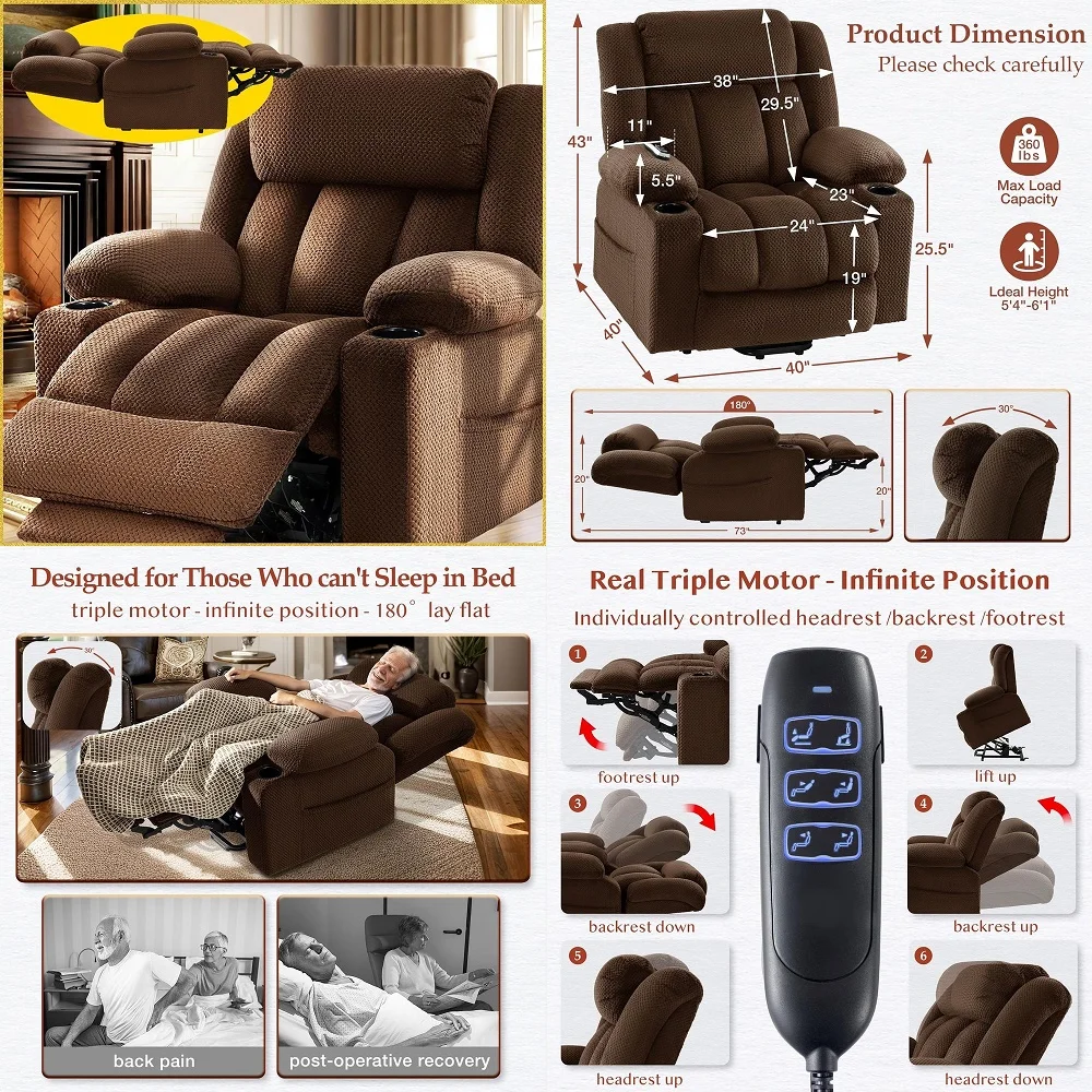 Electric Chair Lift for Elderly amp IPX8 Waterproof Bath Lift for Tub, Foldable, 308 lbs Capacity, Remote Control, Height Adjus
Electric Chair Lift for Elderly amp IPX8 Waterproof Bath Lift for Tub, Foldable, 308 lbs Capacity, Remote Control, Height Adjus
