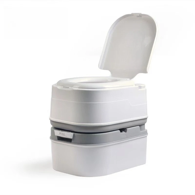 Портативный туалет на 24 л с индикатором уровня сточных вод, для кемпинга, автодомов и судов
Портативный туалет на 24 л с индикатором уровня сточных вод, для кемпинга, автодомов и судов