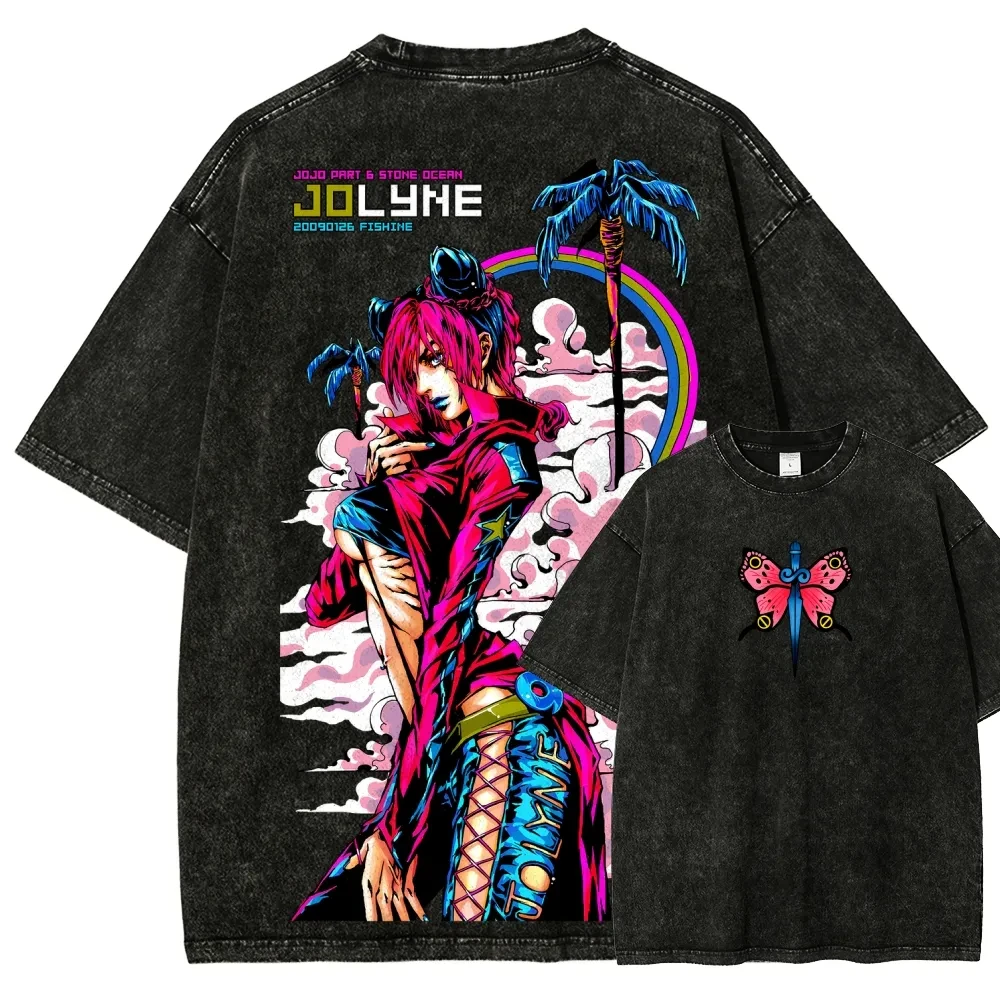 Jojo's Bizarre Adventure King Crimson Vintage Washed Cotton T Shirt Men Women 2026 Summer Oversized Streetwear Short
Jojo's Bizarre Adventure King Crimson Vintage Washed Cotton T Shirt Men Women 2026 Summer Oversized Streetwear Short
