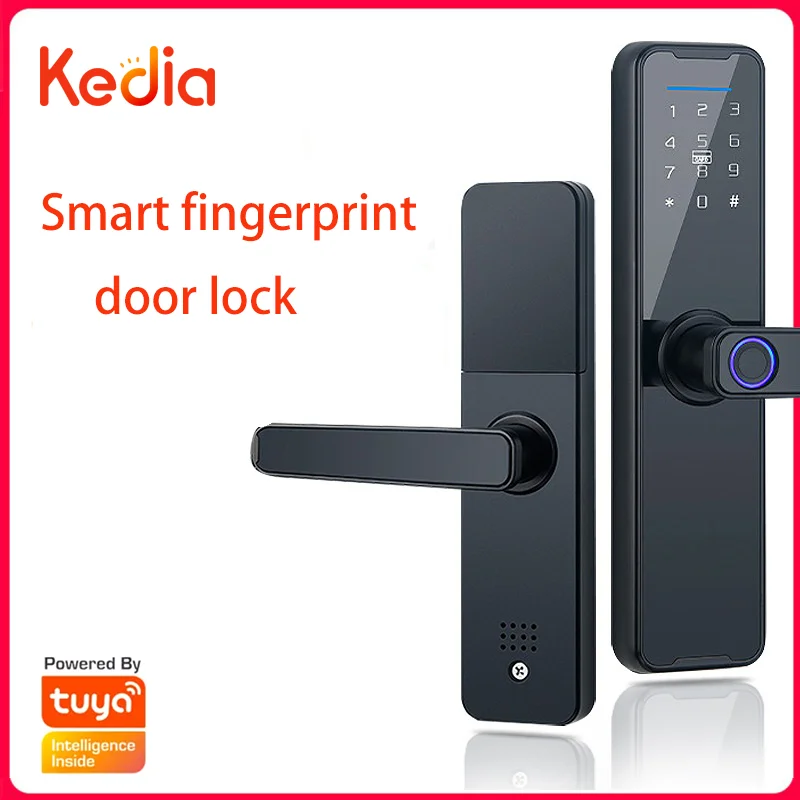 Tuya WiFi Smart fingerprint lock door lock Electronic With Smart Card Password Key Unlock USB Emergency Charge anti-theft door
Tuya WiFi Smart fingerprint lock door lock Electronic With Smart Card Password Key Unlock USB Emergency Charge anti-theft door