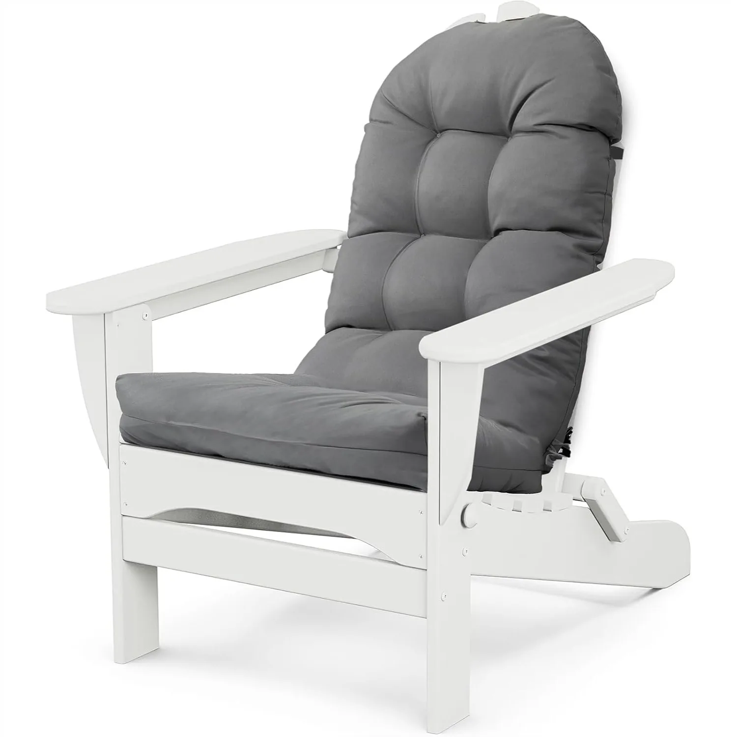 Adirondack Chair Cushion 44x19x4, Thick High Back Seat Pad with Water-Resistant Fabric & Elastic PP Cotton for Outdoor Patio
Adirondack Chair Cushion 44x19x4, Thick High Back Seat Pad with Water-Resistant Fabric & Elastic PP Cotton for Outdoor Patio