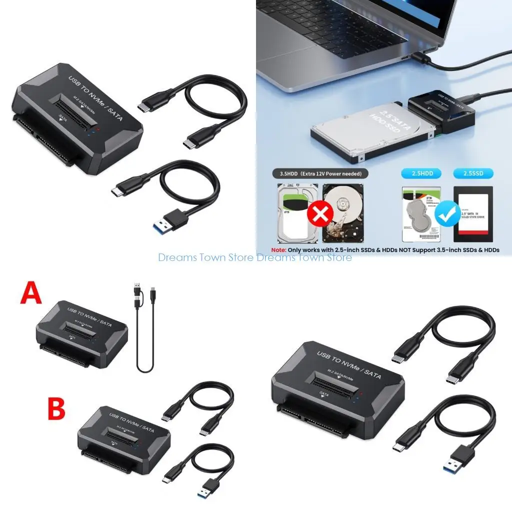 HX6A NVMe Hard Drive Enclosure with Double Protocols Support and Plugs Play Functionality Wide Compatible
HX6A NVMe Hard Drive Enclosure with Double Protocols Support and Plugs Play Functionality Wide Compatible