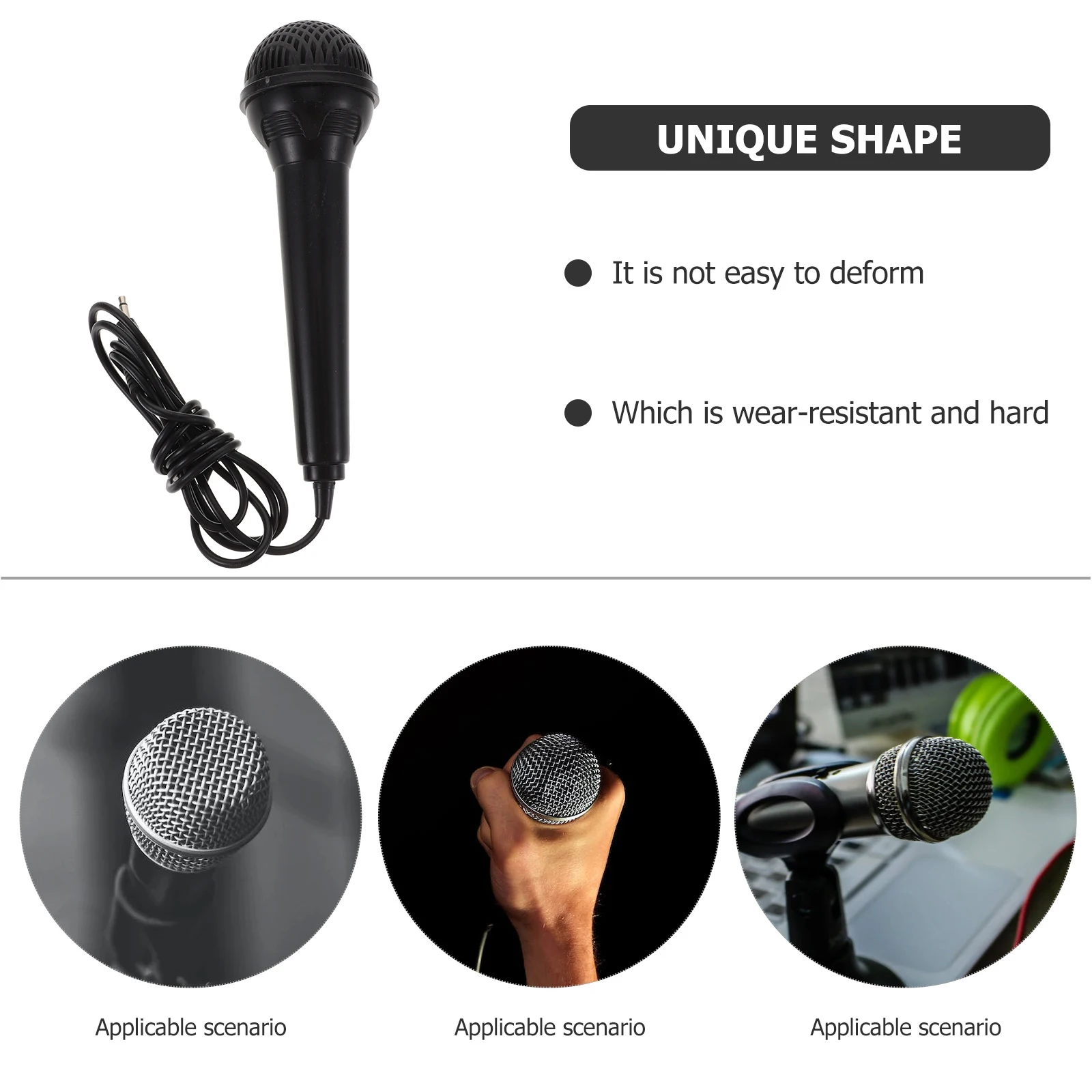 Plastic Handheld for Singing Portable Wired Compatible Laptop Kids Electronic Keyboard Handheld Mic 35mm Piano
Plastic Handheld for Singing Portable Wired Compatible Laptop Kids Electronic Keyboard Handheld Mic 35mm Piano