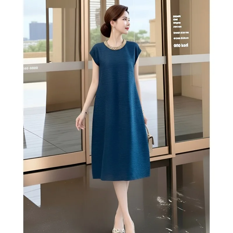 Miyake Pleated Dress Original 2026 New Minimalist Style Off-White Dress Summer Women's Elegant Beach Vacation Spring Dress Pleat
Miyake Pleated Dress Original 2026 New Minimalist Style Off-White Dress Summer Women's Elegant Beach Vacation Spring Dress Pleat