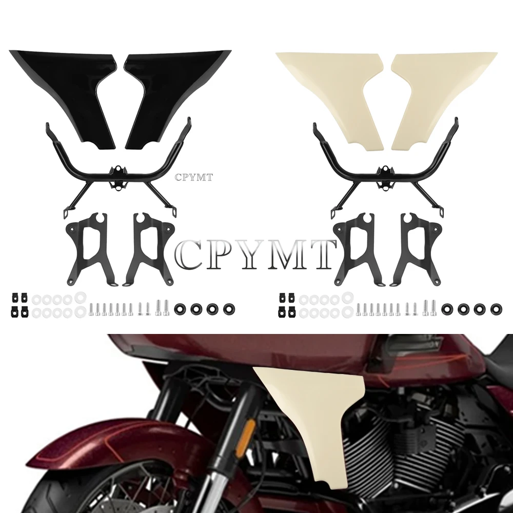 Motorcycle ABS Plastic Side Fairing Panel Support Bracket Kits Fit for Harley Touring Road Glide CVO FLTRXSE 2023 2024
Motorcycle ABS Plastic Side Fairing Panel Support Bracket Kits Fit for Harley Touring Road Glide CVO FLTRXSE 2023 2024