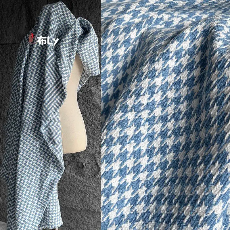 Thick Houndstooth Jacquard Fabric, Soft & Comfortable, For Coat, Jacket, Hat, Creative Design Apparel High-End Designer Material
Thick Houndstooth Jacquard Fabric, Soft & Comfortable, For Coat, Jacket, Hat, Creative Design Apparel High-End Designer Material