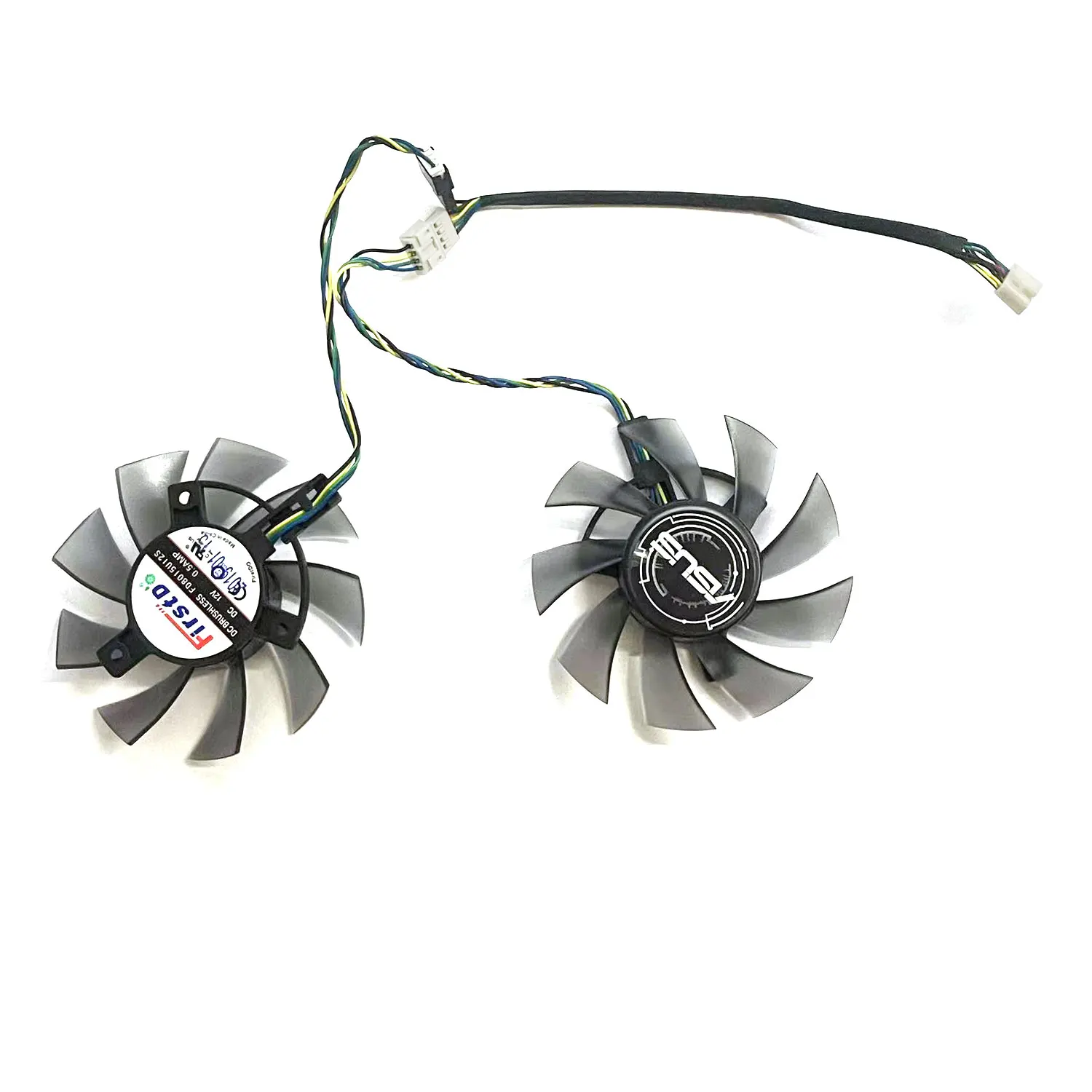 For ASUS dual GTX 1650 1660 Ti OC version graphics card cooling 75MM 4PIN FD8015U12S GTX1650 GPU fan
For ASUS dual GTX 1650 1660 Ti OC version graphics card cooling 75MM 4PIN FD8015U12S GTX1650 GPU fan