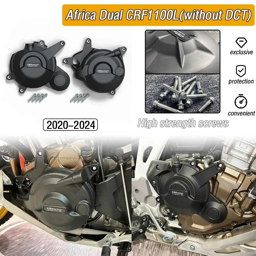 For 2020-2024 Honda Africa Dual CRF1100L Adventure Sport (without DCT) Motorcycle Modified Engine Cover Protective Cover Kit
For 2020-2024 Honda Africa Dual CRF1100L Adventure Sport (without DCT) Motorcycle Modified Engine Cover Protective Cover Kit