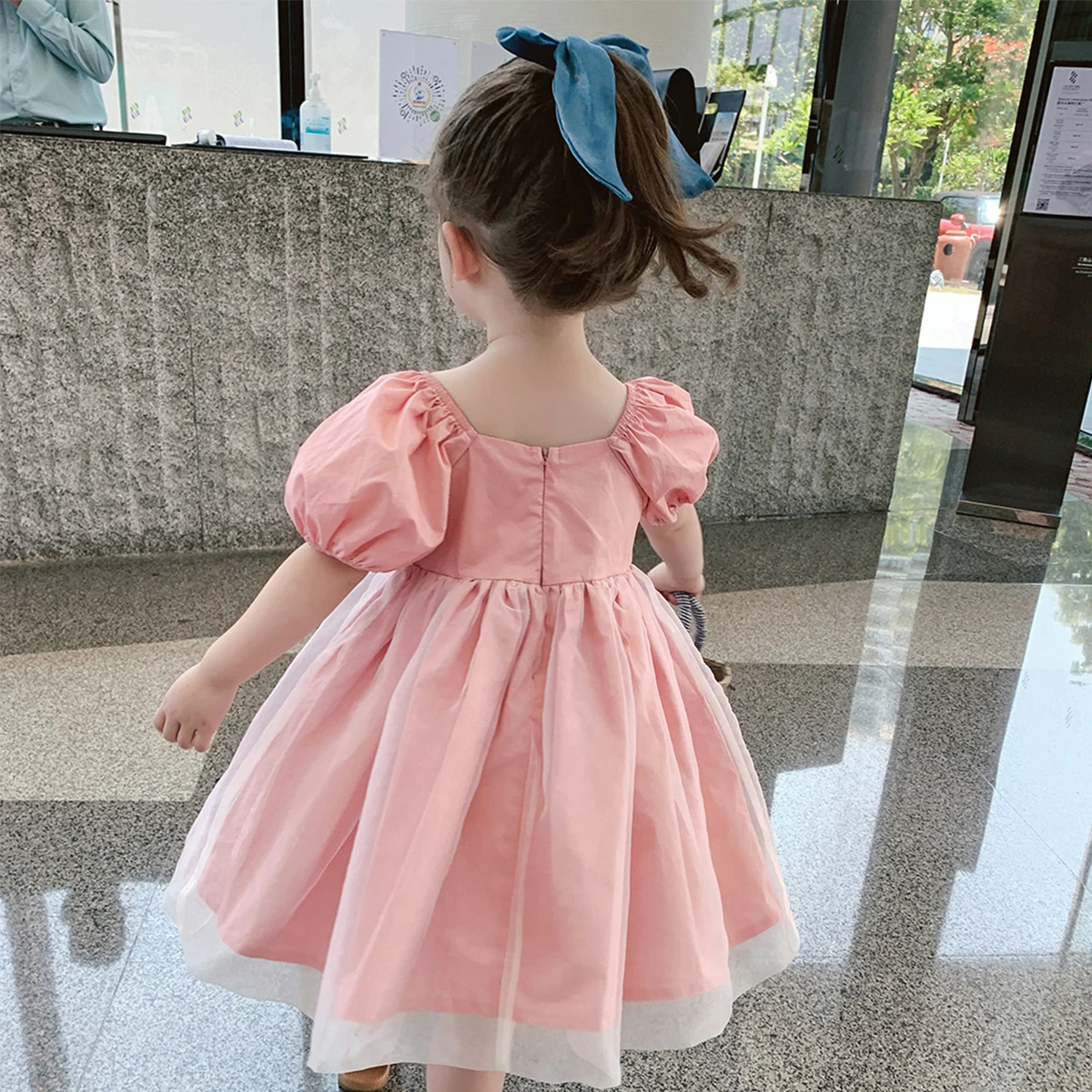 Toddler Girls Princess Dress Ruffle Bottom Pink Summer Flutter Puff Sleeves Clothes
Toddler Girls Princess Dress Ruffle Bottom Pink Summer Flutter Puff Sleeves Clothes