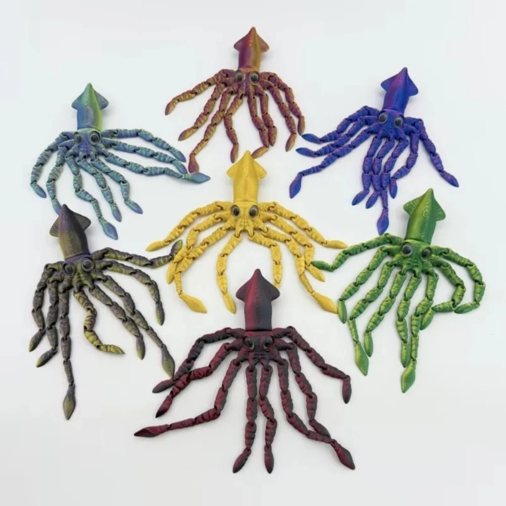 Funny Movable Joints 3D Printed Model Toy Action Figures Ornament Squid Model Octopus Model For Kids Gift
Funny Movable Joints 3D Printed Model Toy Action Figures Ornament Squid Model Octopus Model For Kids Gift